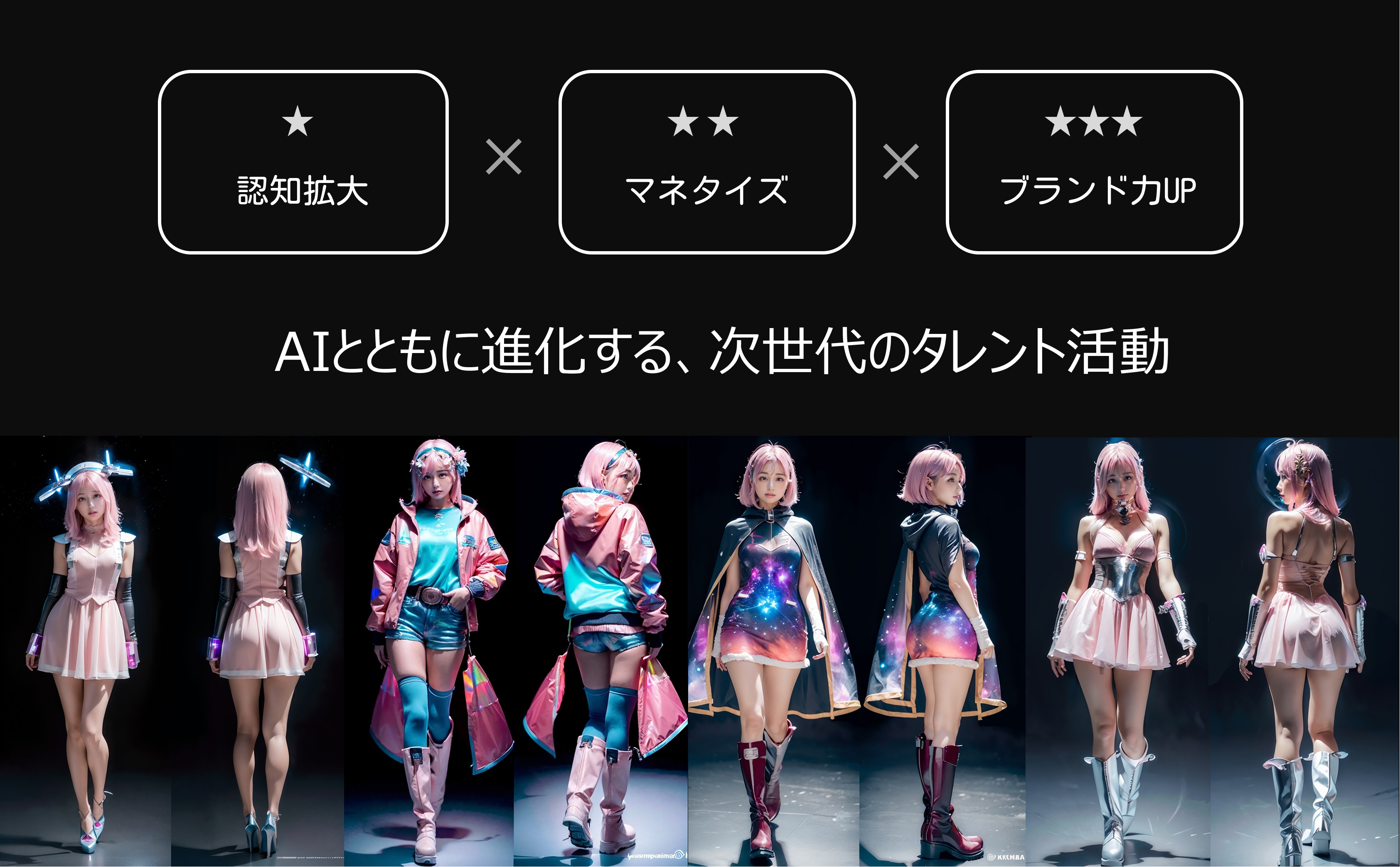 AIとともに進化する、次世代のタレント活動